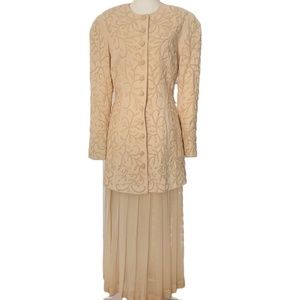 Vintage 70's Marie St. Claire skirt and jacket SET